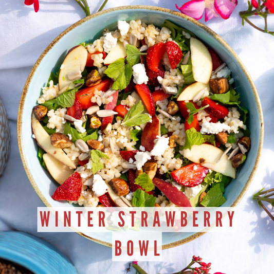 Winter Strawberry Bowl | Monday Dinner Delivery