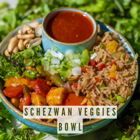 Schezwan Veggies Bowl | Tuesday Dinner Delivery